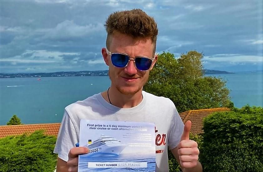 Euan Rudden won a cruise for two