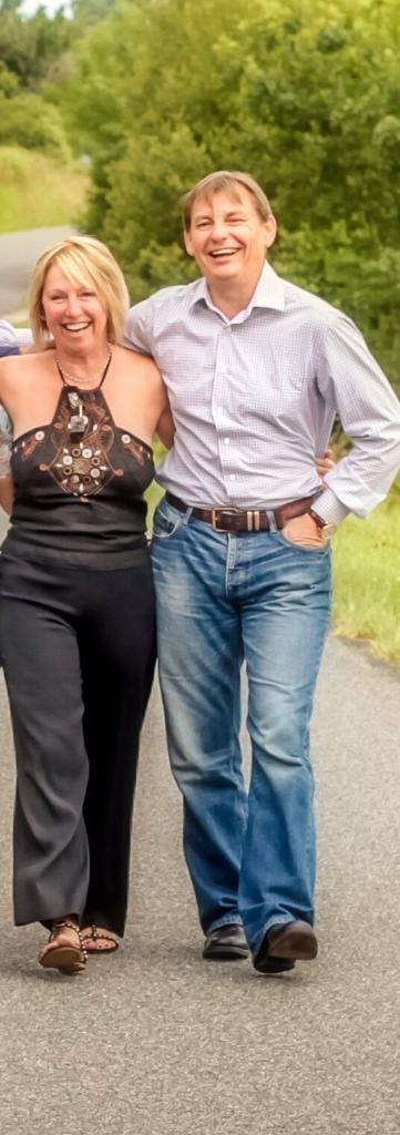 Villa winner Mark and his wife Deborah. Credit: Omaze