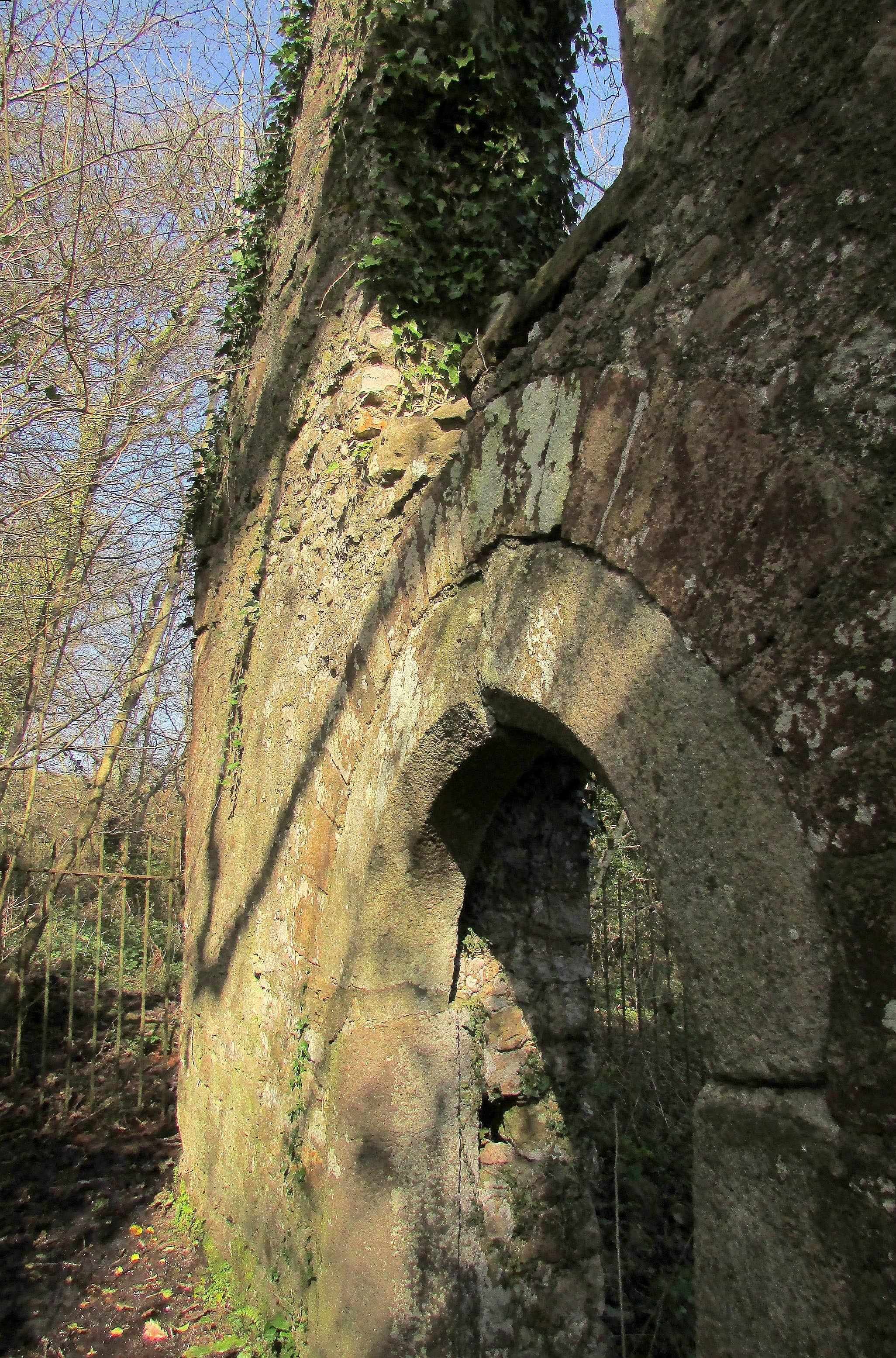 A closer view of the west wall of Lidwell Chapel. Credit: Derek Harper/geograph