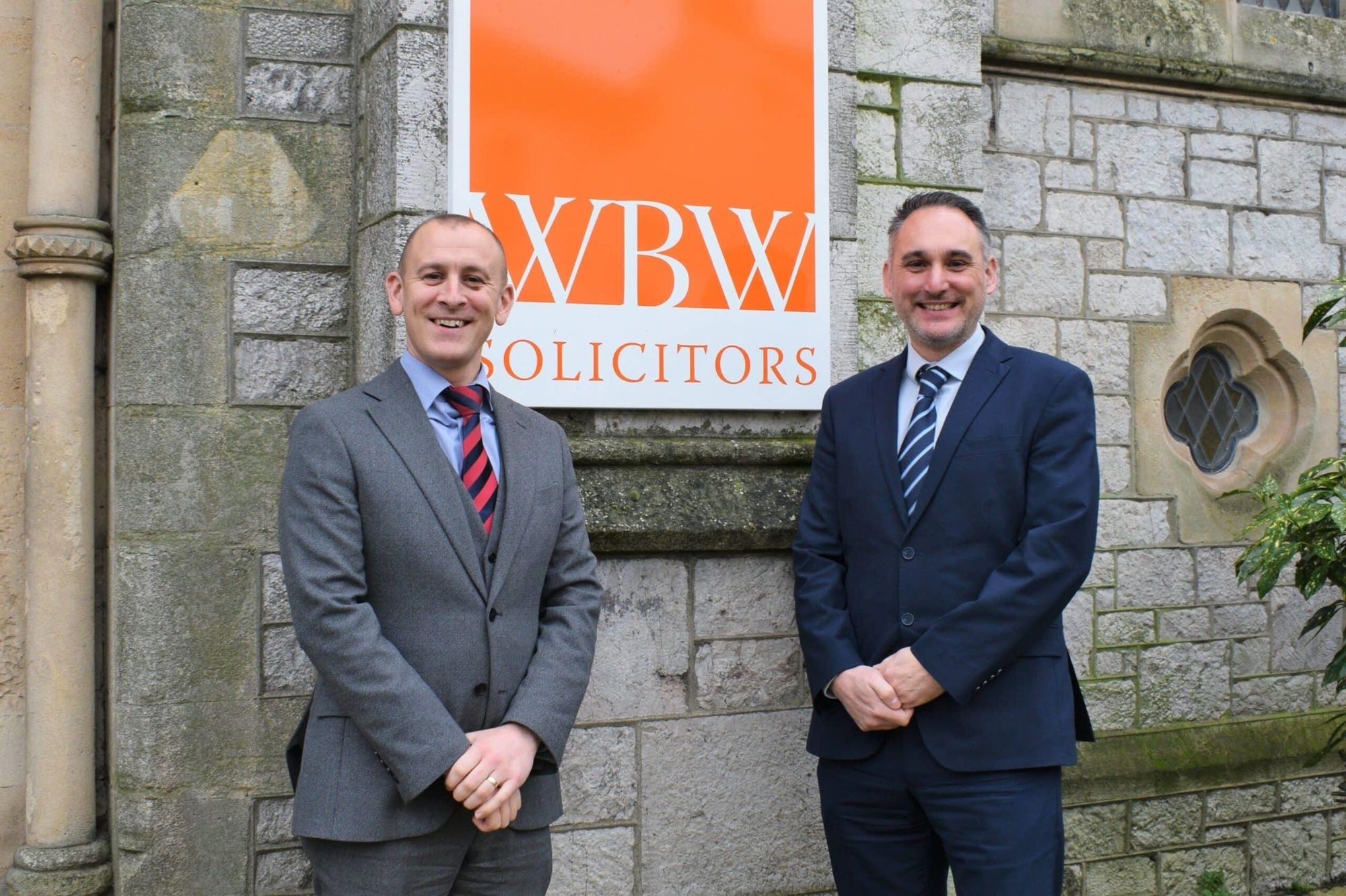 Craig Richards and (left) Chris Hill, director of WBW Chartered Financial Planners