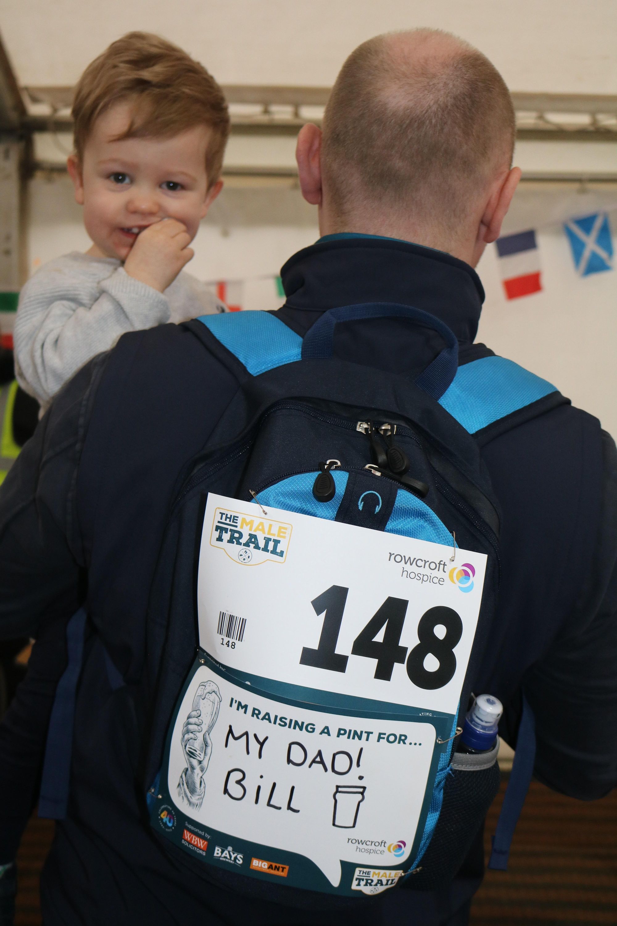 Rob is walking in memory of his dad