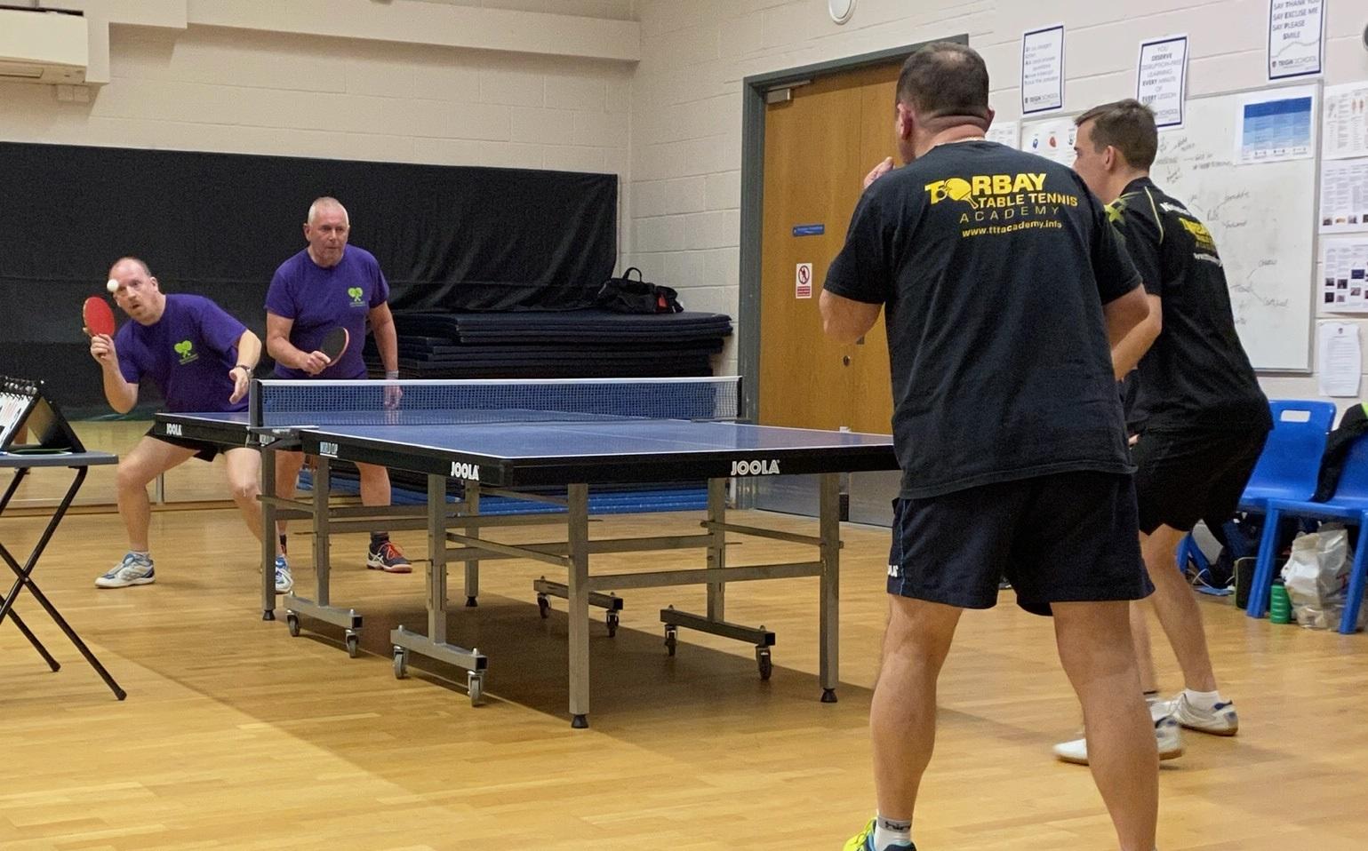 Table tennis Academy sitting 20 points clear at top of division