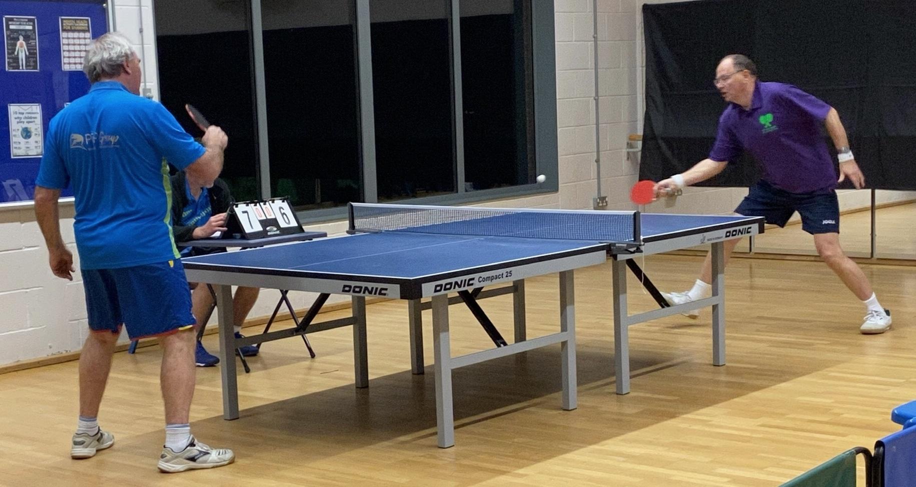 Table tennis Academy sitting 20 points clear at top of division