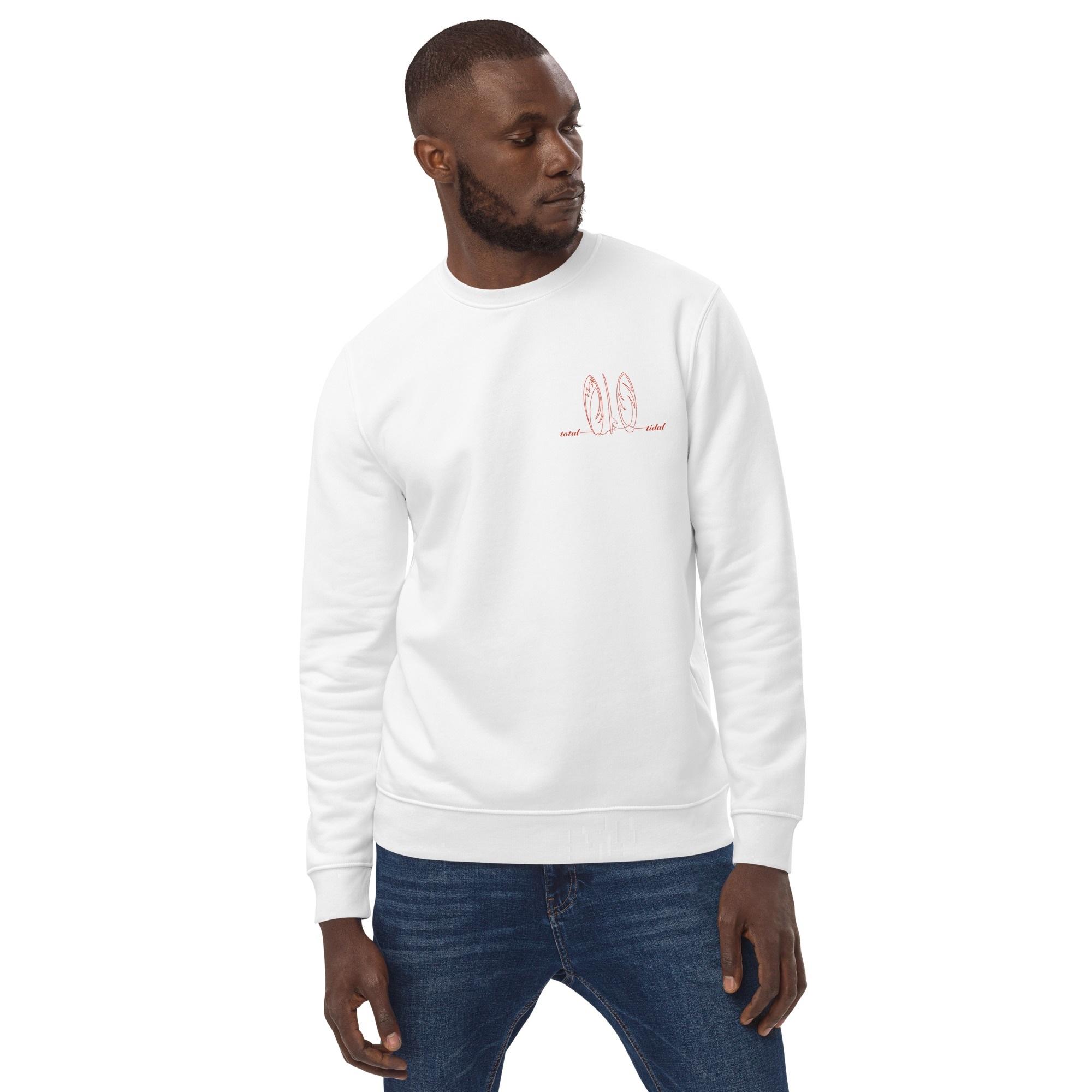 A unisex eco sweatshirt from Totaltidal's new range