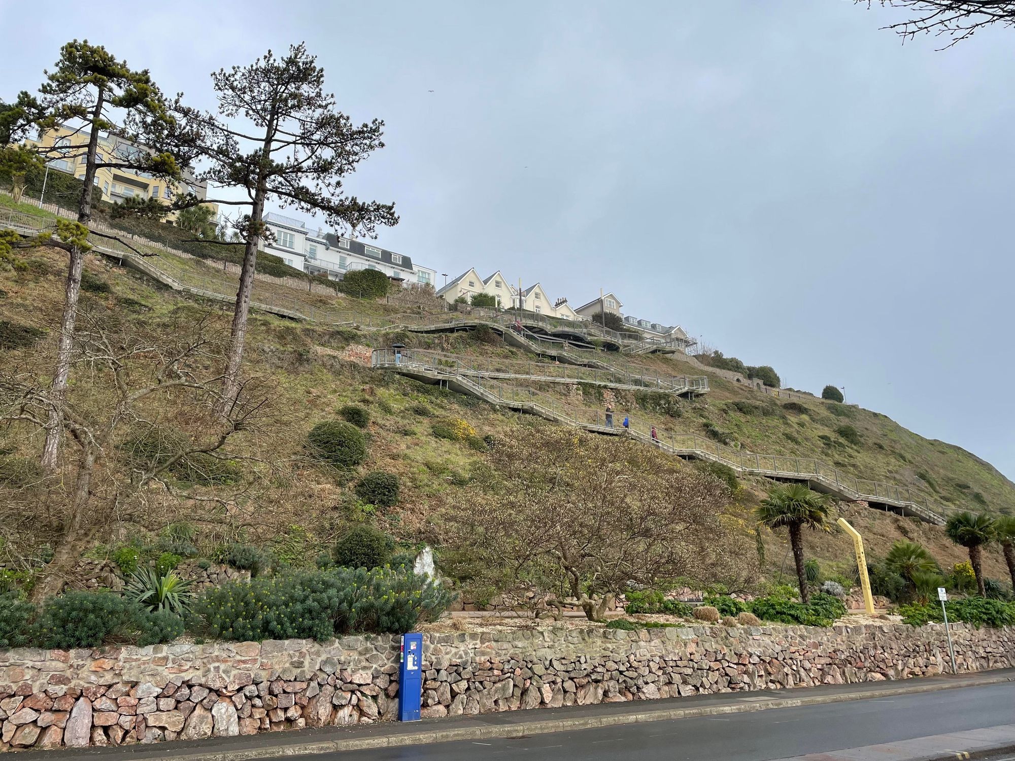 Before the reclamation of the land where Princess Gardens sits, the cliff above Torbay Road was where the sea met land.