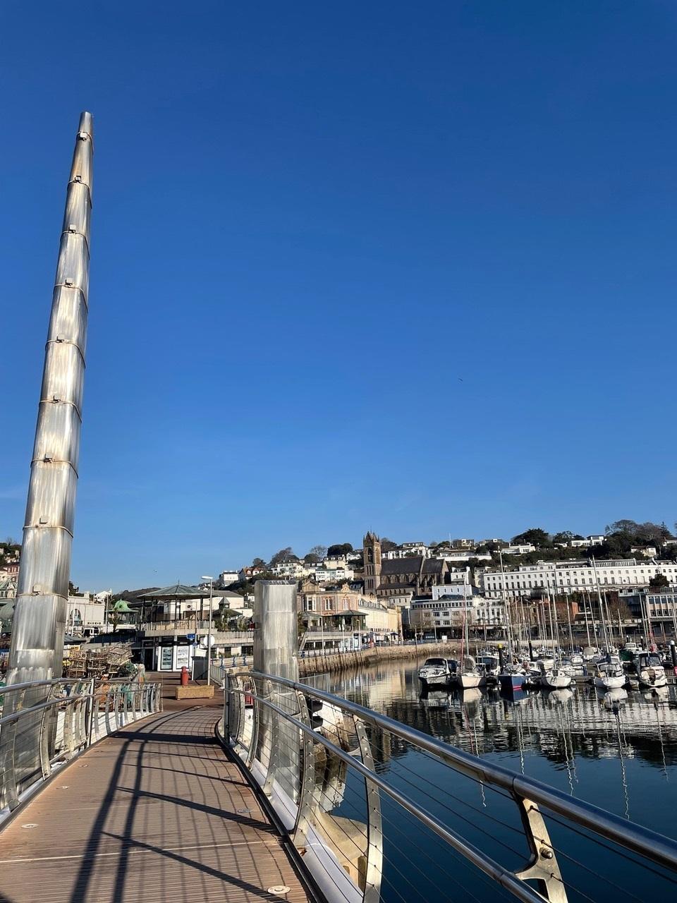 Torquay harbour in the winter sun. Credit Stephen Coombes