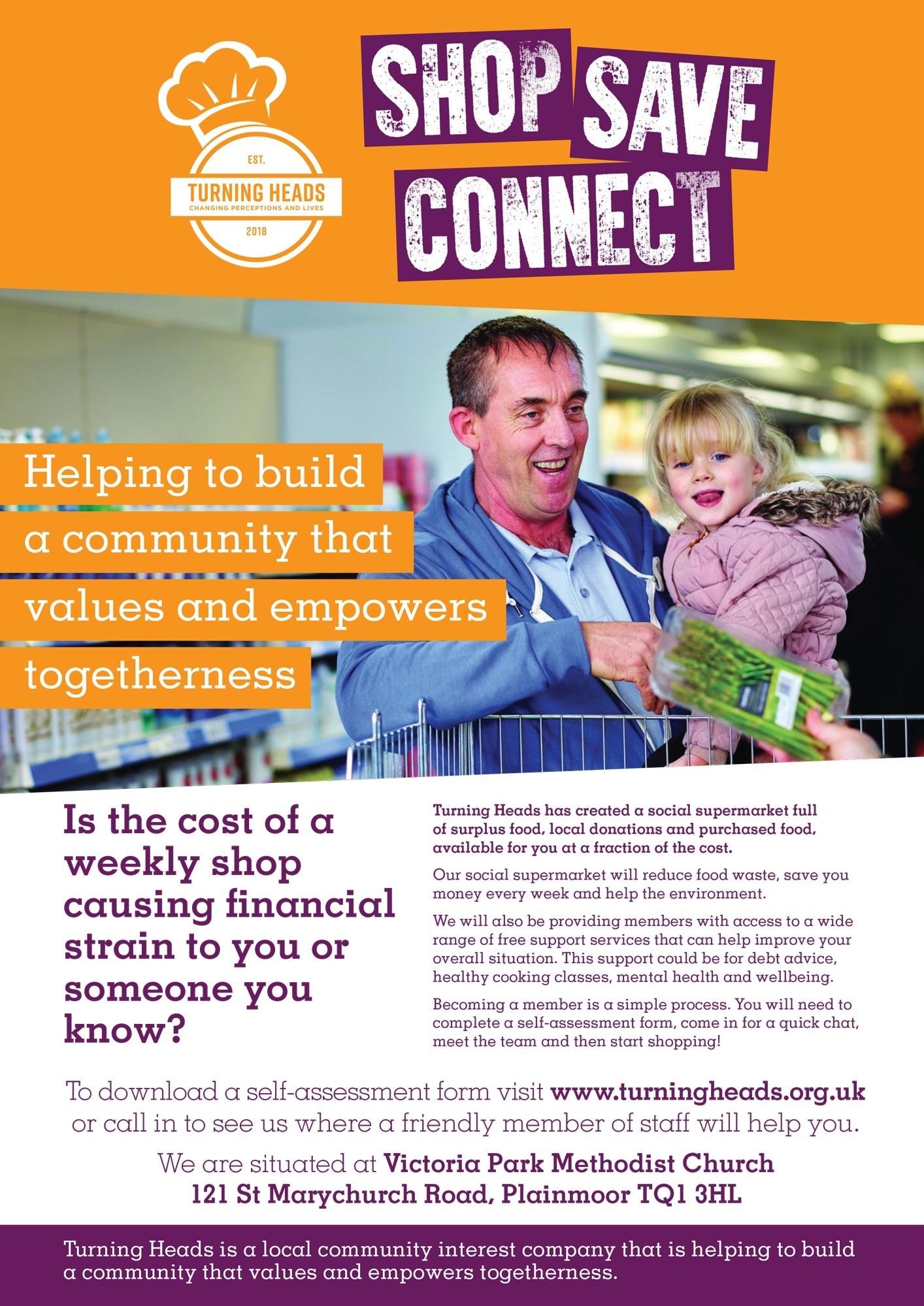 Turning Heads' social supermarket has food available at a fraction of the cost.