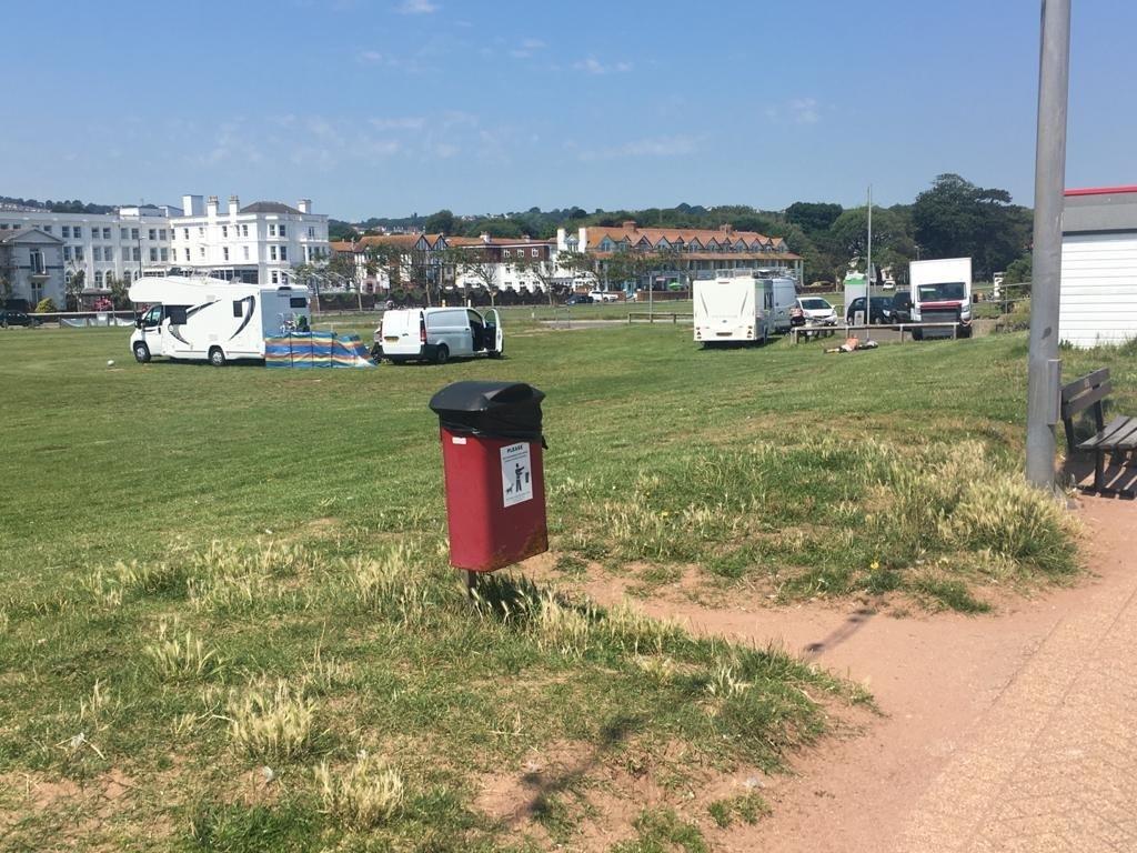 Travellers on Paignton Green