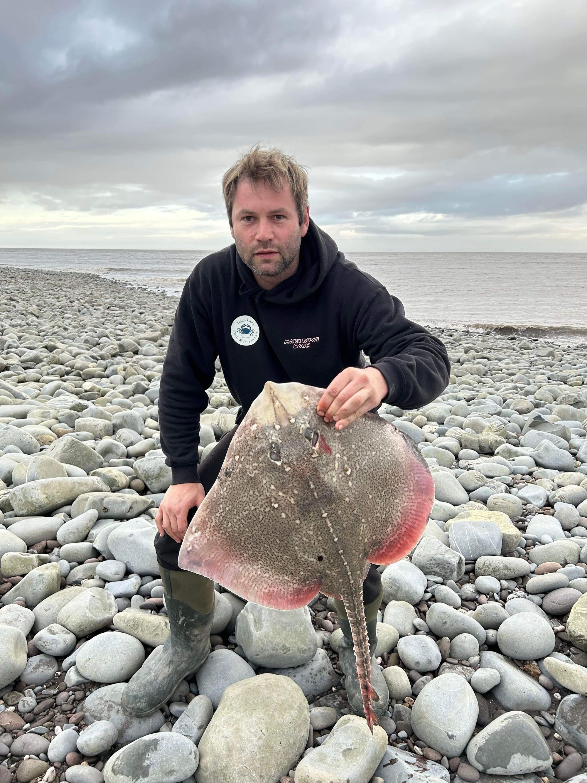 Tristan Rowe with a  10lbs 1 0z Thornback ray
