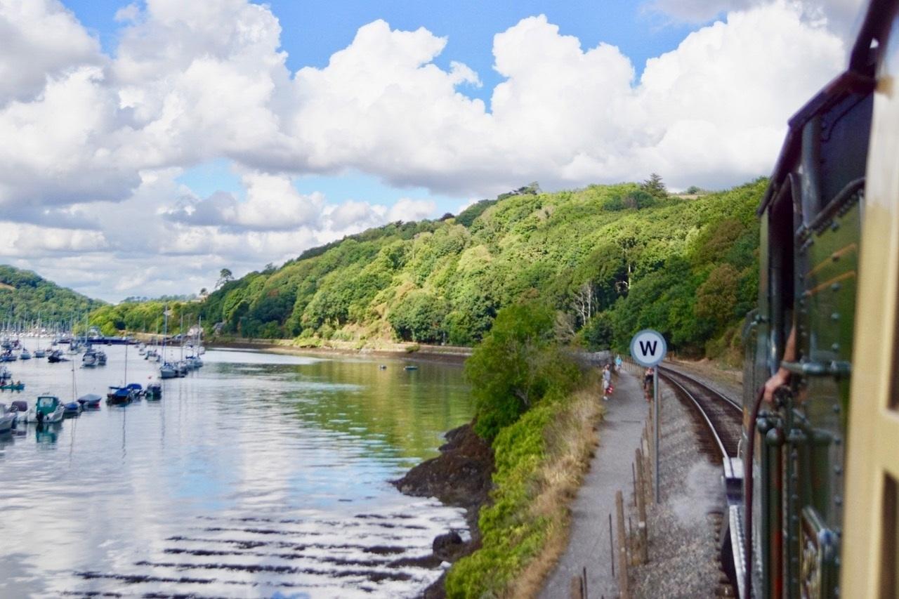Leaving Kingswear for Paignton by train. Credit: Stephen Coombes