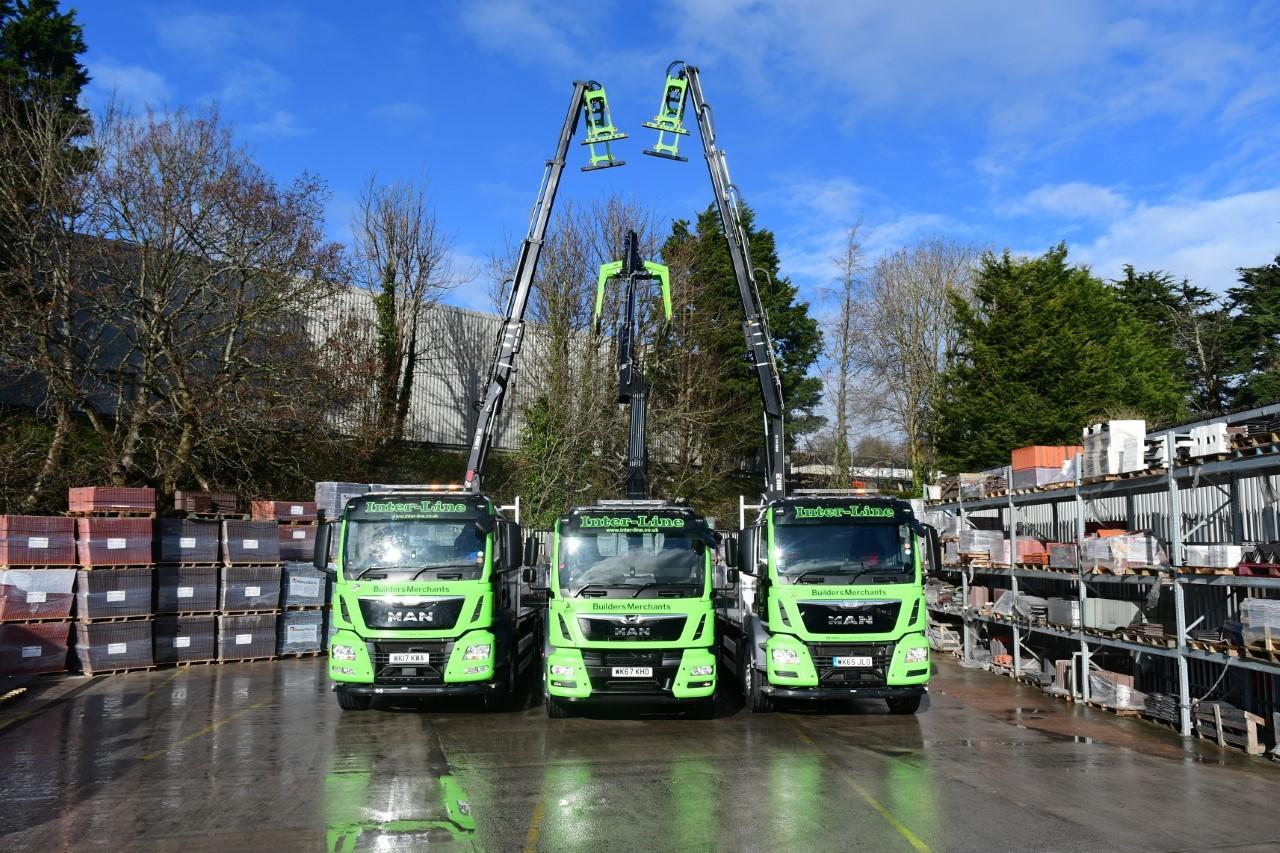 Inter-Line lorries ready for the off