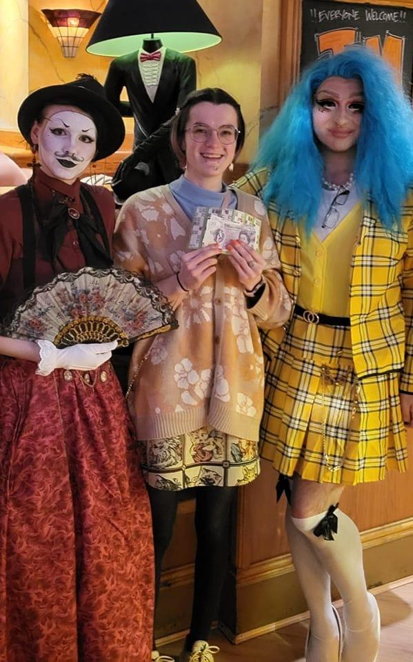 Miss Madame Rouge and Felicia Bluebell.