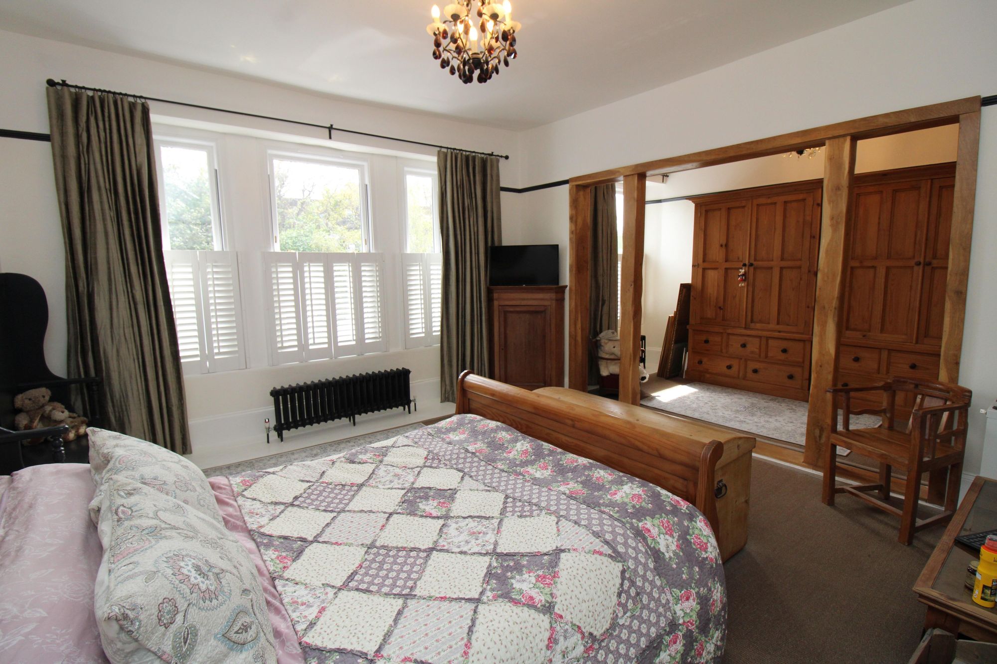 The largest bedroom. Credit: Amanda Ayshford